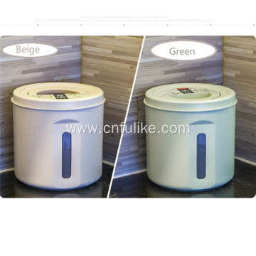 Plastic Sealed Rice Barrels Household Storage Container